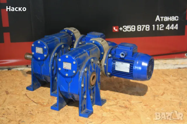 Мотор-редуктор SITI 0.37 kW | i=450 | 3.1 об./мин | електромотор с редуктор, снимка 2 - Други машини и части - 50161821