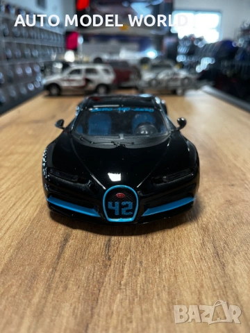 Колекционерски модел BUGATTI CHIRON SUPER SPORT 1:24 мащаб 45 лв. / 23.01 €, снимка 4 - Колекции - 53499152