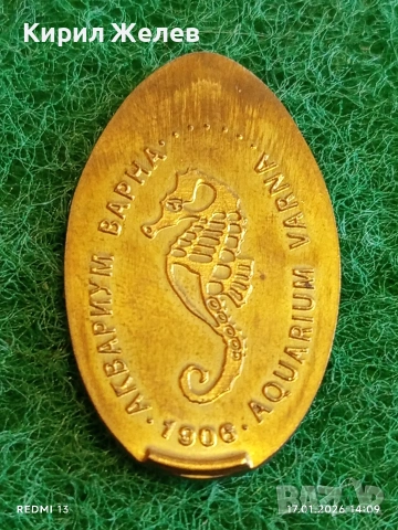 Сувенир жетон АКВАРИУМ ВАРНА за КОЛЕКЦИЯ ДЕКОРАЦИЯ 53079