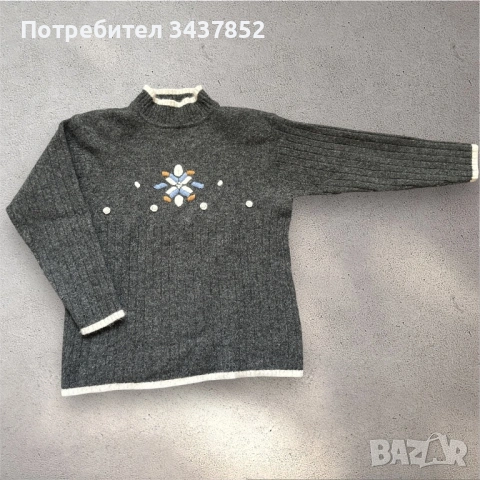 Вълнена блуза/пуловер , снимка 2 - Блузи с дълъг ръкав и пуловери - 53407011