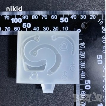 3d белезници силиконов молд форма фондан гипс шоколад декор смола, снимка 4 - Форми - 43662591