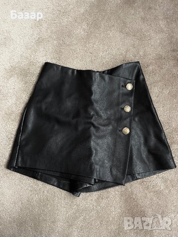 Къси кожени панталони пола, снимка 2 - Поли - 43954064