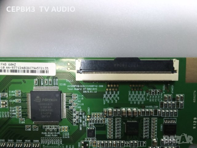 T-CON BOARD HV320FHB-N10 / HV480FH2-600 / 47-6021043, снимка 2 - Части и Платки - 33081229