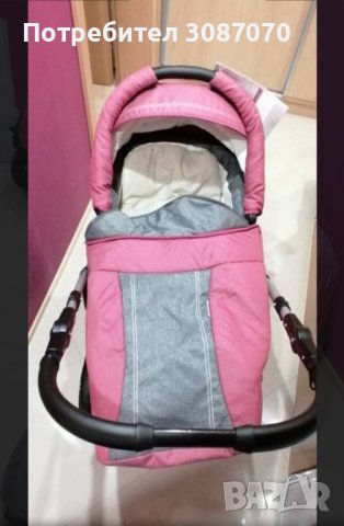 Комбинирана бебешка количка 2в1+подарък лятна, снимка 9 - Детски колички - 33253918