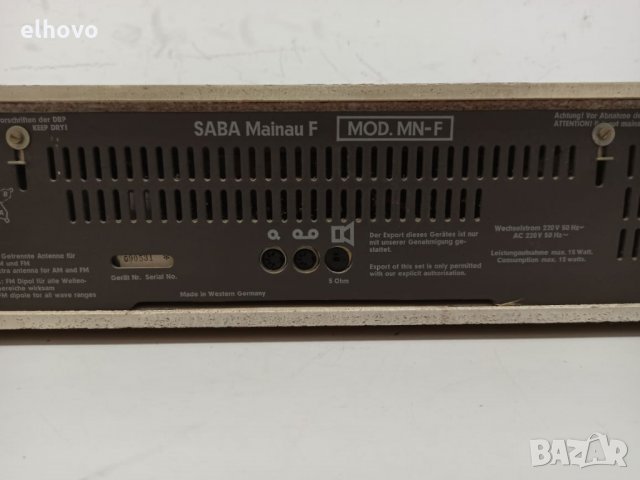 Радио SABA Mainau F, снимка 7 - Радиокасетофони, транзистори - 33160567