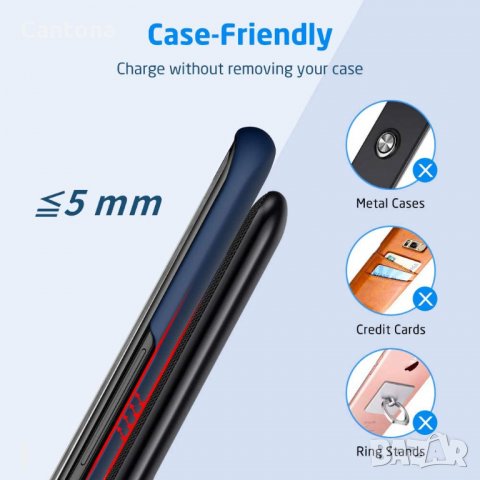 ESR сгъваемо безжично зарядно устройство, тип стойка и подложка, бързо безжично зареждане, снимка 6 - Безжични зарядни - 35155017