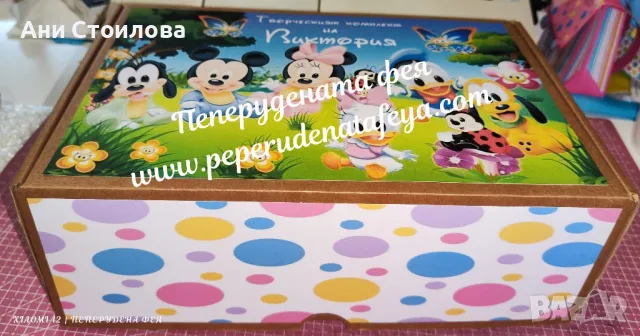 Творчески комплект Мики Маус и приятели, керамични фигурки за оцветяване , снимка 3 - Други - 47442731