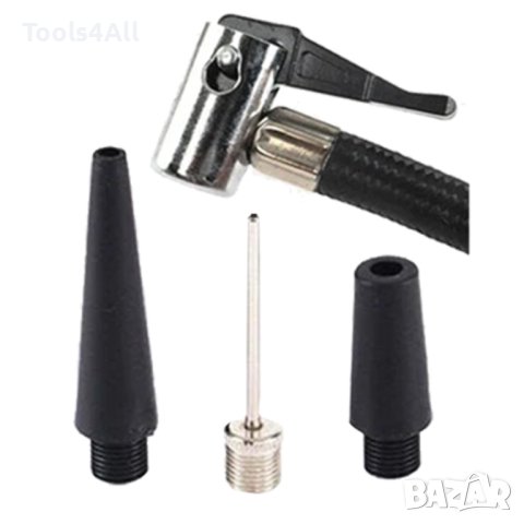 Универсален Компресор За Гуми WerkBull 12V с 3 Накрайника, снимка 4 - Компресори - 43323626