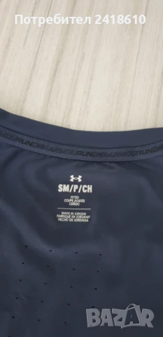 Under Armour Stretch Iso - Chill Run Mens Size S  ОРИГИНАЛ! Мъжка Тениска !, снимка 12 - Тениски - 51338622