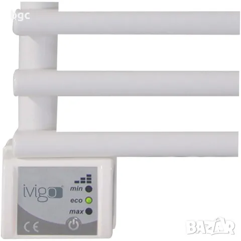 НОВ Електрически радиатор за кърпи Vigo EHR 5015, 350 W, 500x800 мм, Бял - 24 месеца гаранция , снимка 2 - Радиатори - 50373991