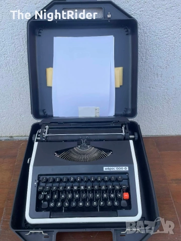 пишеща машина