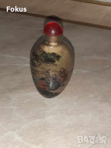 Старо малко китайско шишенце - шише за енфие, снимка 4 - Антикварни и старинни предмети - 43300636