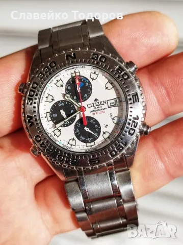 Citizen Promaster Panda Chronograph 90's, снимка 12 - Мъжки - 48555460