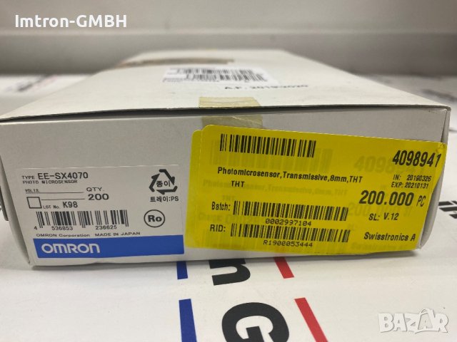 ОПТИЧЕН СЕНЗОР OMRON  EE-SX4070, снимка 5 - Друга електроника - 43925306