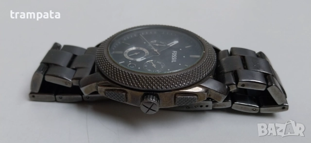 НАЙ ДОБРАТА ОФЕРТА Мъжки ръчен часовник Fossil Chronograph FS4662 Smoke Gray, снимка 2 - Мъжки - 52769363