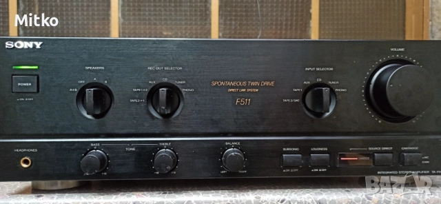 Sony TA-F511 Integrated stereo / стерео / , снимка 2 - Ресийвъри, усилватели, смесителни пултове - 52355808