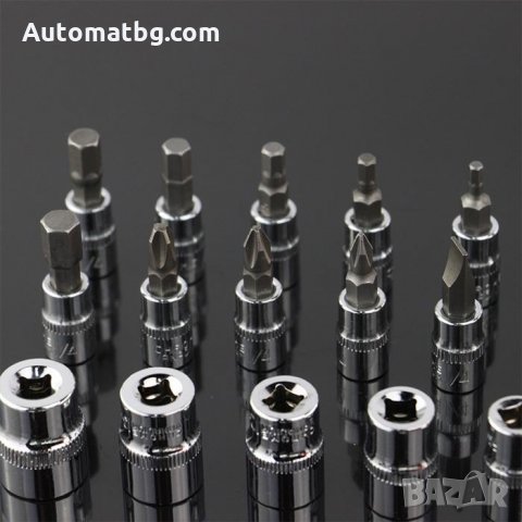 Гедоре Automat, 46 части, 1/4'', снимка 3 - Аксесоари и консумативи - 32462598