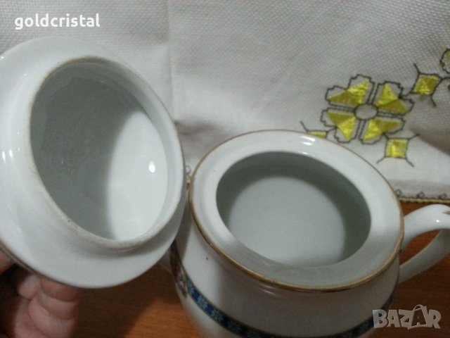 Френски порцелан лимож захарница , снимка 4 - Антикварни и старинни предмети - 43689677