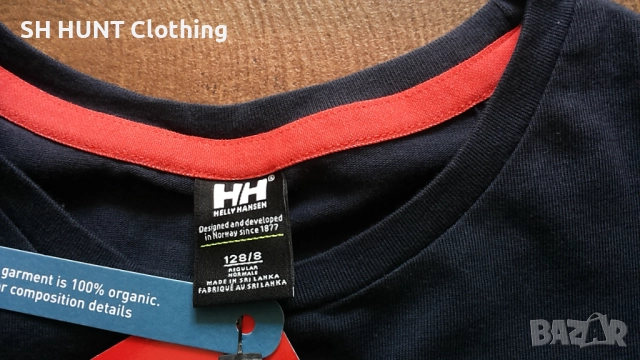 HELLY HANSEN T-Shirt Размер 128 см / 8 години оригинална детска тениска 40-51, снимка 6 - Детски тениски и потници - 52794171