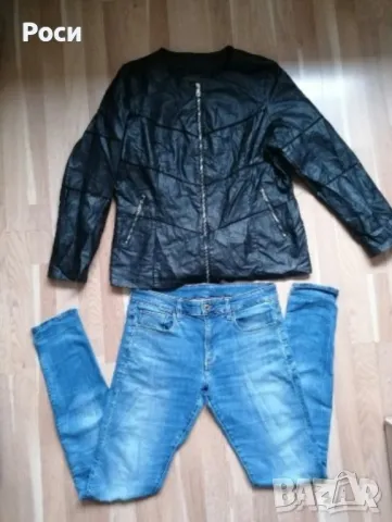 Сет яке + дънки ХЛ/2ХЛ, снимка 2 - Якета - 49815868