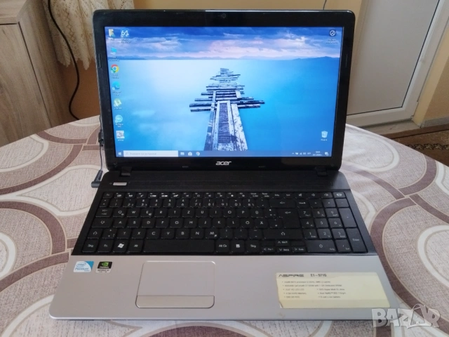 Лаптоп Acer Aspire E1-571G, снимка 4 - Лаптопи за дома - 53210205