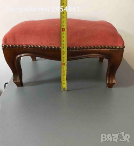 старо столче табуретка за крака антика footstool , снимка 3 - Антикварни и старинни предмети - 38267888