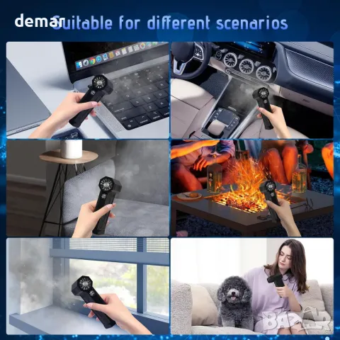 Електрическа духалка със сгъстен въздух и LED дисплей, 180000 об/мин акумулаторна, снимка 5 - Други стоки за дома - 50007471