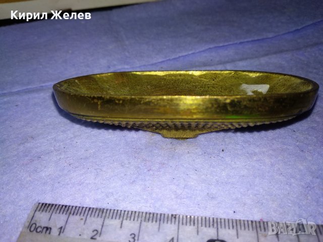 СТАРО МАСИВНО ВИНТИДЖ БРОНЗОВО КАПАЧЕ от / за КУТИЙКА За СКЪПОЦЕННОСТИ или ДРУГО 17425, снимка 7 - Други ценни предмети - 43650702