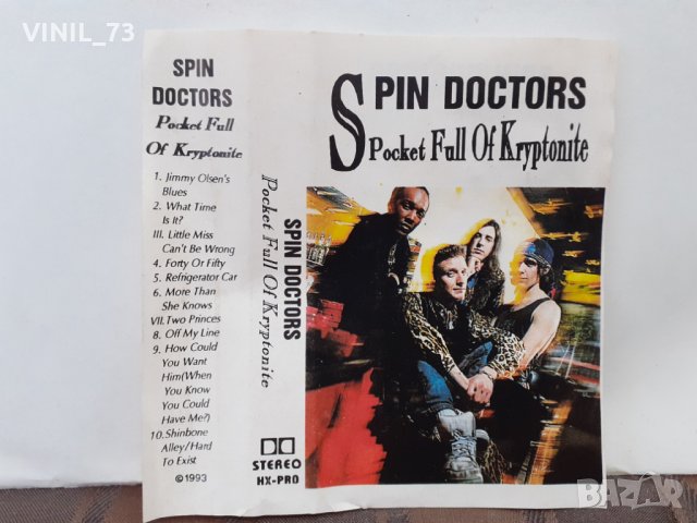  Spin Doctors – Pocket Full Of Kryptonite, снимка 3 - Аудио касети - 32273349