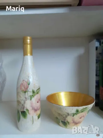 Декорации за дома пана за стена декупаж бутилки декорации, снимка 8 - Декорация за дома - 47513958