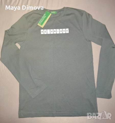 Benetton блузи 100% памук 168см., снимка 6 - Детски Блузи и туники - 52775459