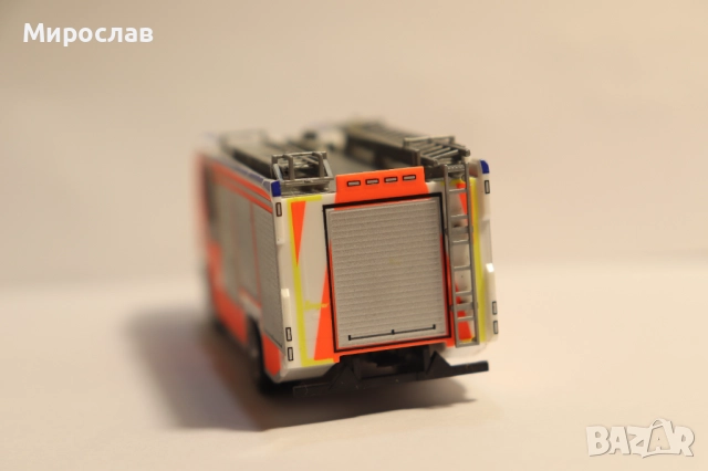 HERPA 1:87 H0 MAN ПОЖАРНА КАМИОН МОДЕЛ КОЛИЧКА, снимка 6 - Колекции - 52931324