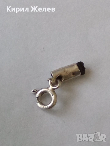 Сребърна карабинка закопчалка 19982