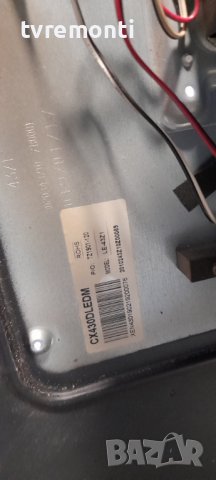 лед диоди от дисплей CX430DLEDM от телевизор NEO модел LED-4341 FHD SMART