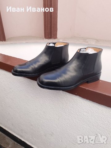 Salvatore Ferragamo Chelsea Оригинални кожени боти номер 42-42,5, снимка 10 - Мъжки боти - 39315311