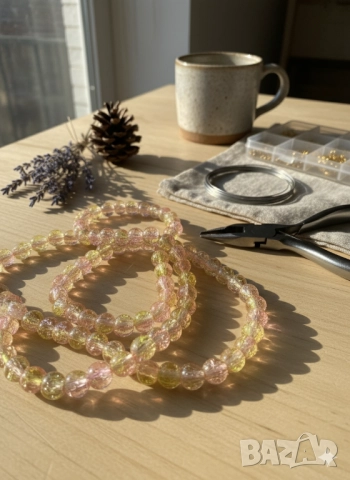 Стъклени Мъниста за Бижута 10мм 8мм 6 мм 4мм J281, снимка 8 - Други - 52480874