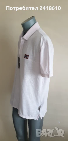 Napapijri  Pique Cotton Regular Fit Mens Size XL НОВО! ОРИГИНАЛ! Мъжка Тениска!, снимка 6 - Тениски - 51053792