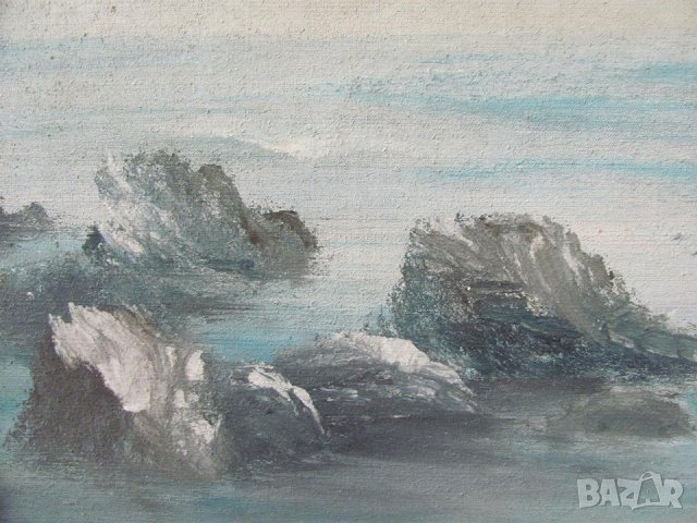 Много Стара Оригинална Картина проф. Наум Долински Подписана, снимка 2 - Картини - 43224028