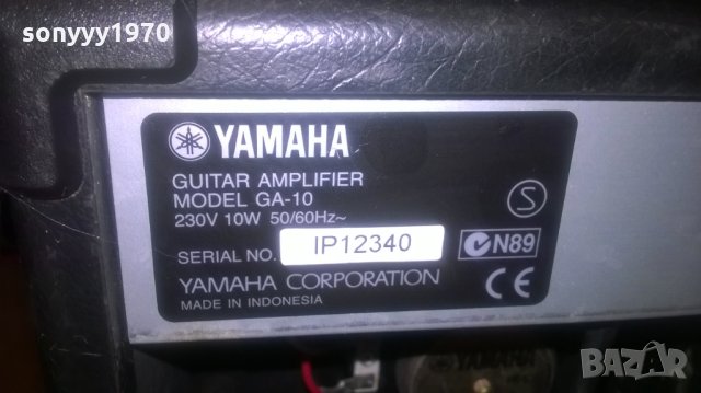 YAMAHA G-10 GUITAR AMPLIFIER-25Х25Х116СМ, снимка 15 - Ресийвъри, усилватели, смесителни пултове - 27492743