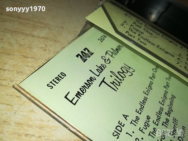 EMERSON LAKE & PALMER TAPE 2212231832, снимка 14 - Аудио касети - 43516969