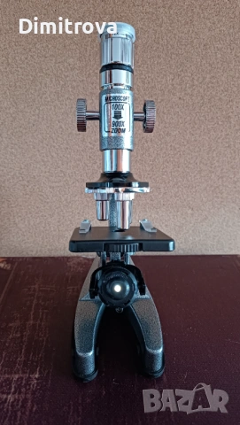 Микроскоп за деца - метален в куфар, снимка 2 - Образователни игри - 53292412