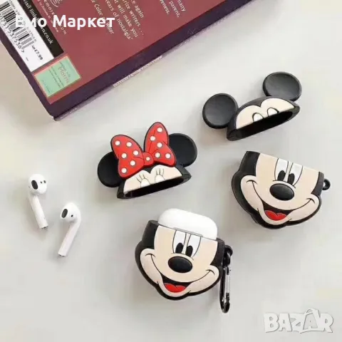 Мини или мики маус слушалки с калъфче. ВИЖ АСЕТИ, снимка 2 - Bluetooth слушалки - 49046883