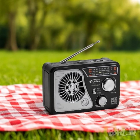 Мултифункционално радио, Bluetooth, USB, Слънчево зареждане, снимка 3 - Друга електроника - 51897474