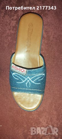 8 Чифта Дънкови Чехли Артикул №083, снимка 3 - Чехли - 39704745