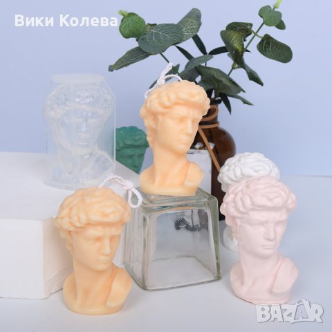 силиконов молд – бюст на Давид гръцка митология, снимка 2 - Форми - 37371233