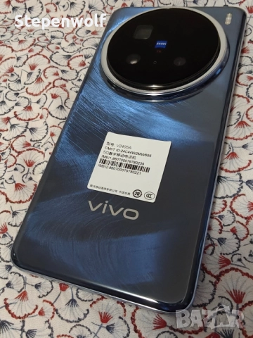 Нов Vivo X200 Pro 16/512 син - 200mpx Zeiss камера; 6000mAh, снимка 1