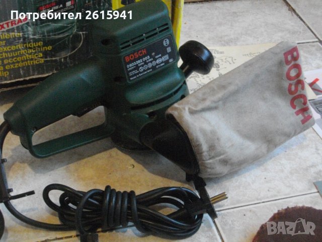 Швейцария-Почти Нов-Шлифовъчна Машина/Кръгъл Ексцентър Виброшлайф-Bosch PEX115A-Пълен Комплект-Бош, снимка 17 - Други инструменти - 39170462