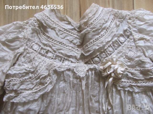 Царство България детска рокля, изключителен модел, снимка 4 - Антикварни и старинни предмети - 53272220