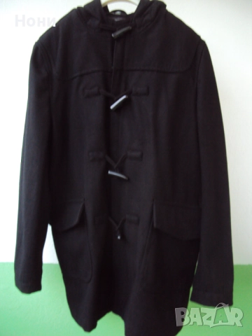 Мъжко зимно палто номер 56  в черен цвят.