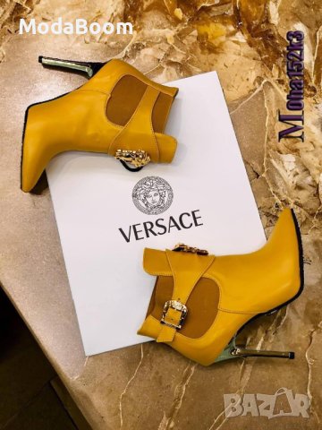 🤩Versace модерна дамски боти / В 3 цвята🤩, снимка 7 - Дамски боти - 43505510